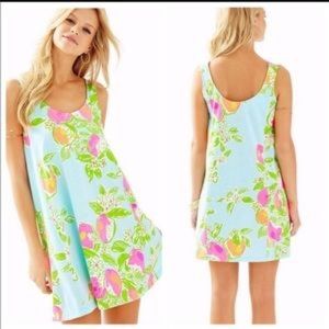 Lilly Pulitzer Pink Lemonade Peach Tank Dress XS